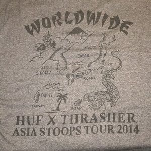 LIMITED Huf x Thrasher Asia Stoops Tour 2014